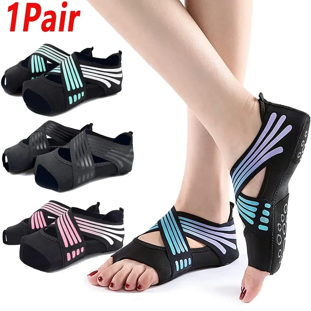 Grip Sock Yoga - 1 Çift Profesyonel Kaymaz Spor Salonu