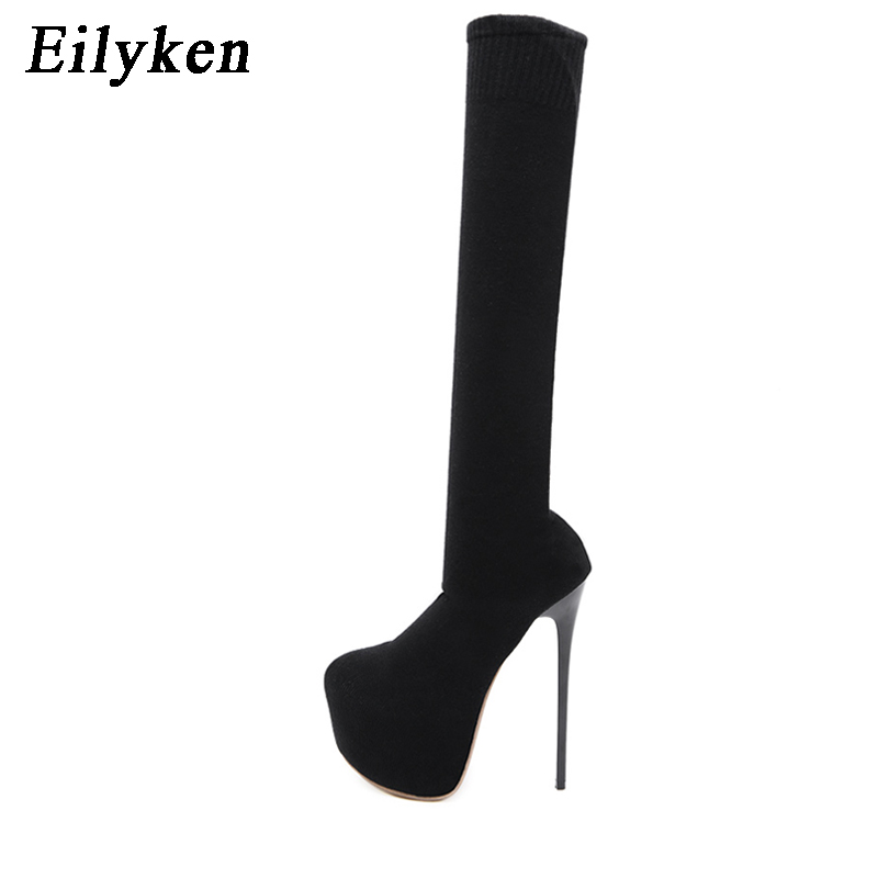 Eilyken 17 CM Platform Topuklu - Knee High Sock Women incelemesi ve fiyatı