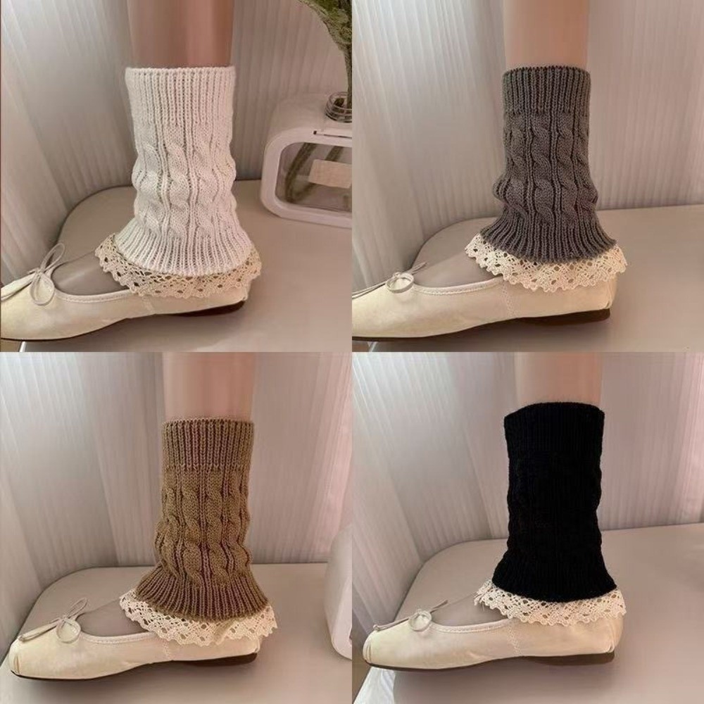 Vintage Dantel Fırfırlı Örgü B - Boot Sock Slouchy incelemesi ve fiyatı